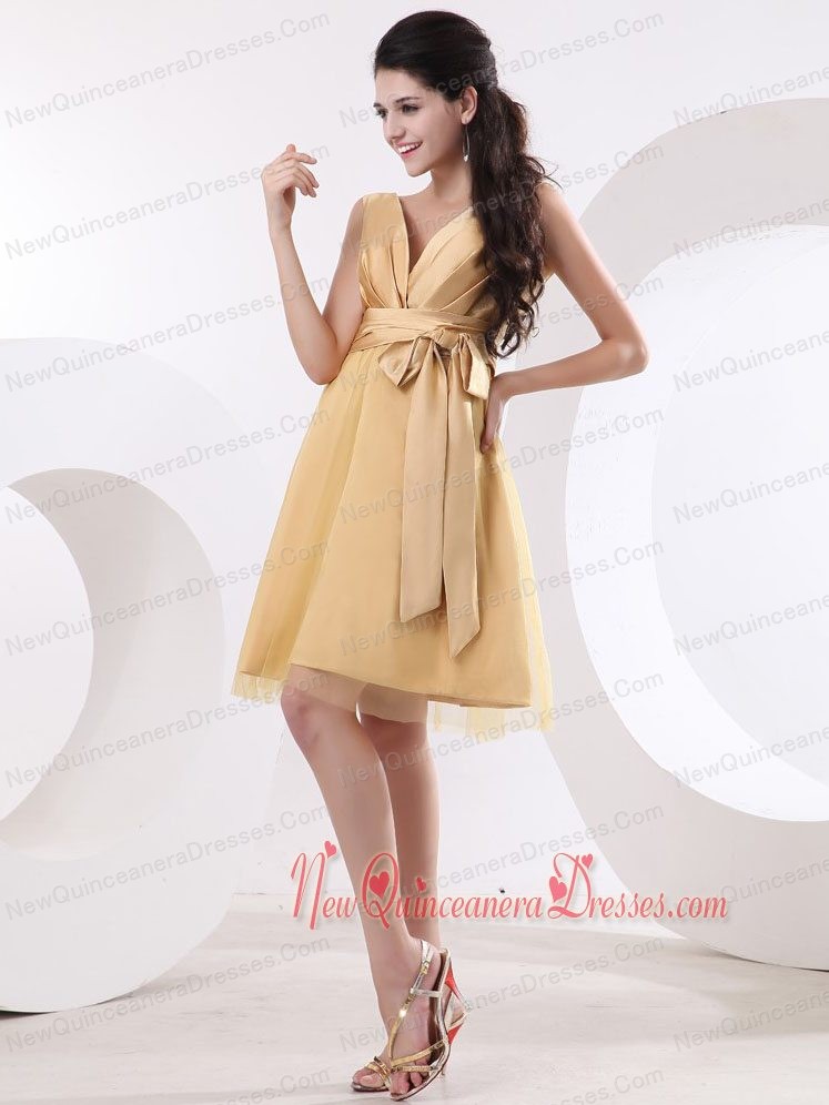 gold dama dresses