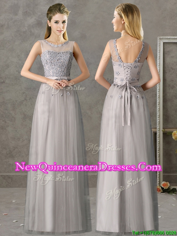 silver dama dresses