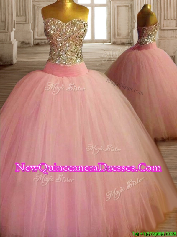 baby pink sweet 16 dresses