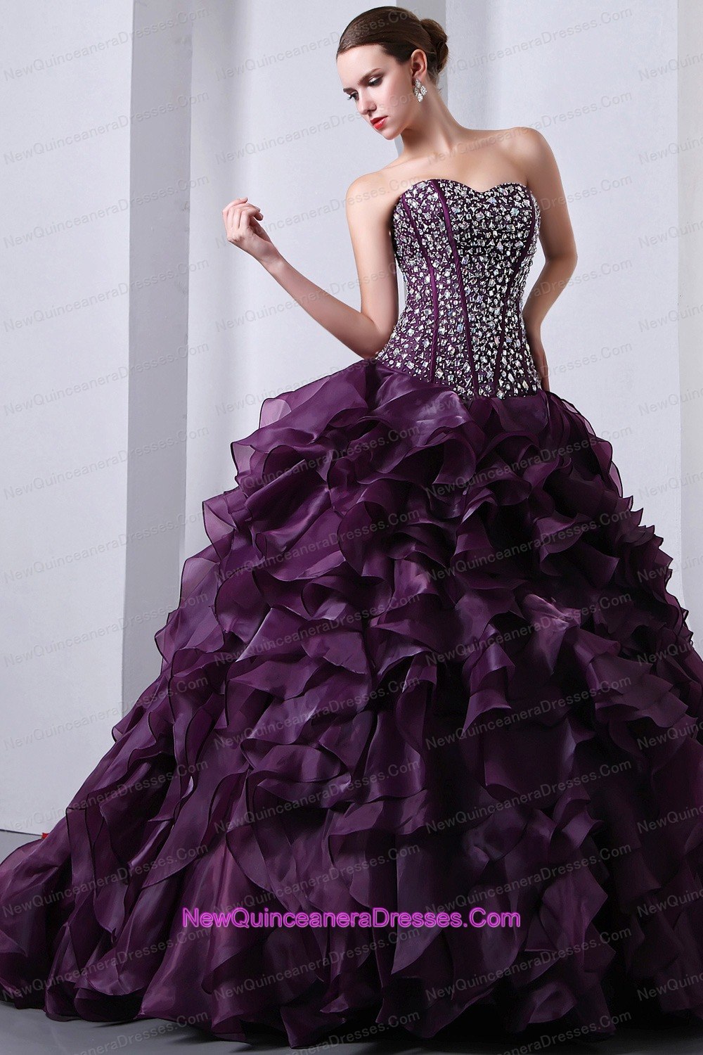 dark purple 15 dresses
