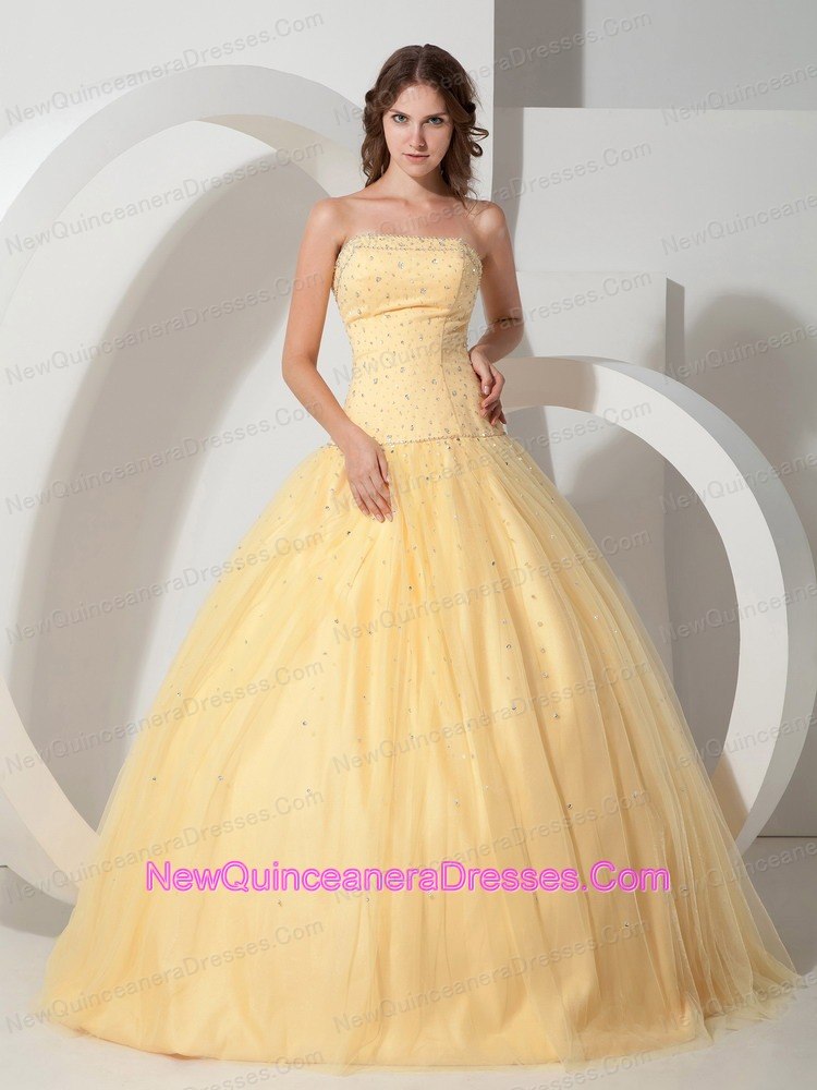 light yellow quinceanera dresses