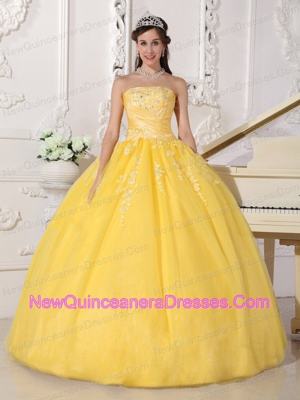 yellow dress for 15