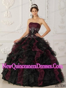 A Colorful Ball Gown Strapless Beading New Style Quinceanera Dress