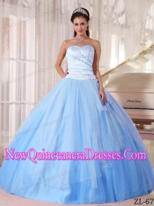 Affordable Simple Quinceanera Dresses With Sweetheart Tulle Beading