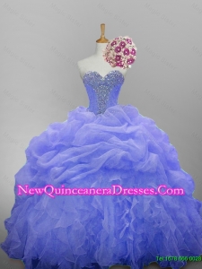 Luxurious Sweetheart Quinceanera Dresses with Beading and Ruffled Layers
