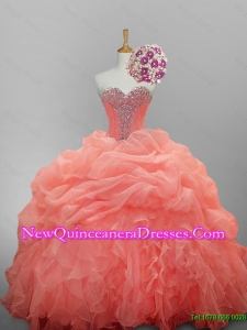 Discount Ball Gown Sweetheart Quinceanera Dresses for 2015 Summer