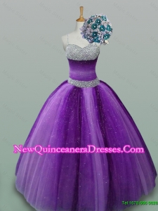 Popular Beaded Quinceanera Dresses in Spaghetti Straps for 2015