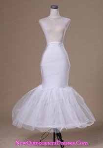 Popular Tulle and Elastic Woven Satin Mermaid Petticoat