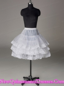 Three Layers Lace Edge Mini-length Petticoat