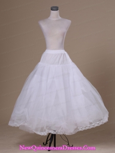 White Hot Selling Tulle Ankle-length Petticoat