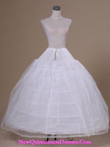 White Tulle Floor-length Petticoat