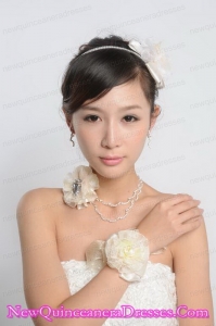 Alloy With Elegant Rhinestone Jewelry Set in Silver
