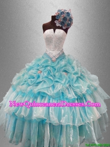 Discount Strapless Quinceanera Dresses with Beading and Pick Ups