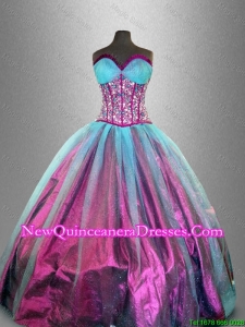 Discount Sweetheart Beaded Sweet 16 Dresses in Tulle