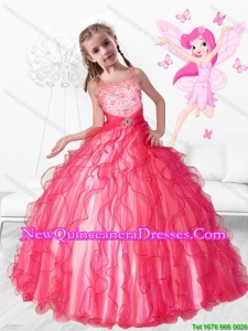 2016 Beautiful Beaded Mini Quinceanera Dresses with Ruffles