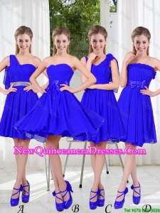 Elegant A Line Sweetheart Damas Dresses in Royal Blue