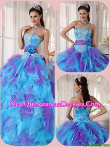 Perfect Ball Gown Floor Length Appliques Quinceanera Dresses