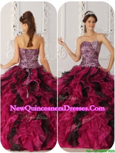 Fashionable Ball Gown Floor Length Quinceanera Dresses in Multi Color