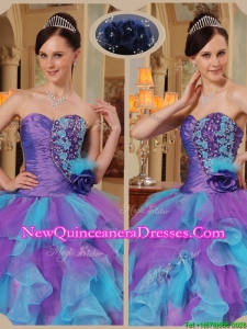 Gorgeous Multi Color Quinceanera Dresses with Beading and Ruffles