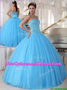 Modern Sweetheart Ball Gown Beading Sweet 16 Dresses