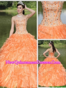 2016 Exquisite Beading and Ruffles Layered Quinceanera Gowns