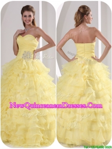 Exclusive Ball Gown Pretty Sweet 15 Dresses with Appliques