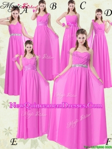 Beautiful Empire Ruching Dama Dresses for Spring