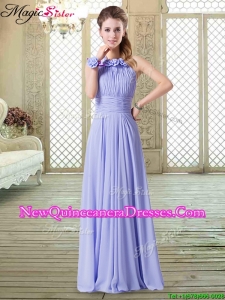 Sweet Empire Halter Top Dama Dresses in Lavender