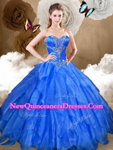 Discount Ball Gown Sweet Quinceanera Dresses with Beading and Ruffles
