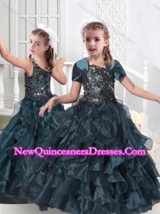 Cute Hot Sale Little Girl Pageant Dresses with Beading and Ruffles