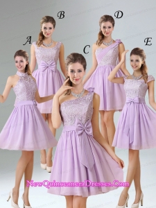 2015 Brand New Style A Line Chiffon Dama Dresses