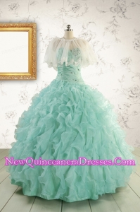 New Style Ball Gown Beading 2015 Quinceanera Dress with Sweetheart