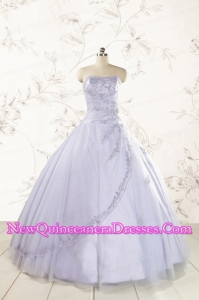 Brand New Lavender Quinceanera Dresses with Appliques and Ruffles