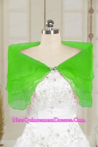 2015 New Style Beading Spring Green Shawls