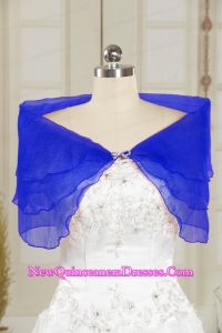 New Style Beading 2015 Shawls in Royal Blue