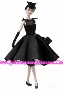 Fashion Handmade Black Barbie Party Dress For Barbie Doll