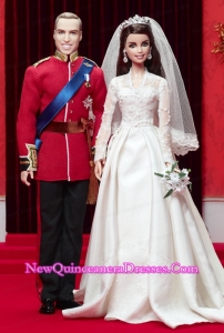 A-line Wedding Dress To Barbie Doll With Lace