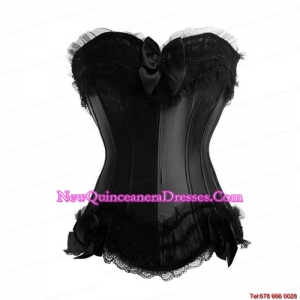 Black Sweetheart 2015 Bridal Bustier with Bowknot