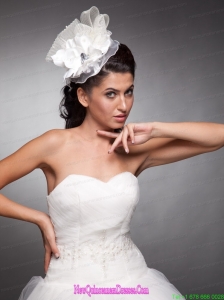 Beaded Taffeta and Organza Headpieces