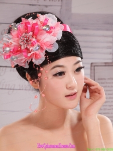 Imitation Pearls and Rhinestones Decorate Headpices For Prom and Wedding Party