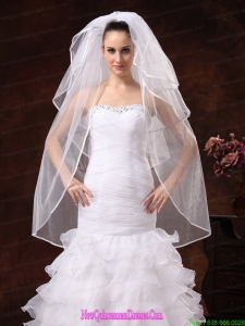 Beautiful Four-tier Organza Wedding Veil