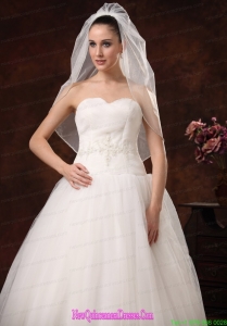 Cheap Drop Tulle Bridal Veils For Wedding