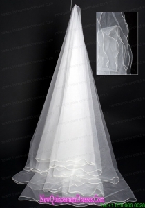 Multilayer Organza Modest Bridal / Wedding Veil