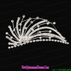 Fashionable Flower Girl Tiara With Rhinestones