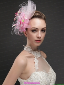 Gorgeous Net With Flowers Ribbons Women s Fascinators