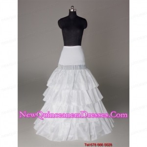 Wonderful Organza Floor Length Petticoat in White