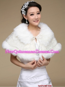 2015 Top Selling Wedding Shawl with Open Front