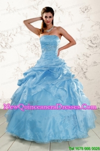 2015 Perfect Sweetheart Quinceanera Gown with Beading and Ruffles