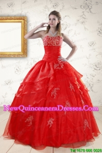 Beautiful Strapless Quinceanera Dresses for 2015