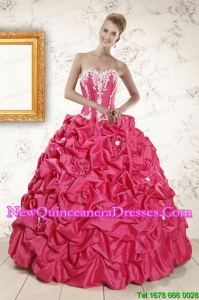 Top Seller Sweetheart Ball Gown Beading Quinceanera Dresses for 2015